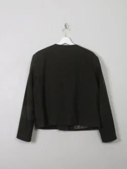Women's Vintage Green Wool Avoca Boxy Jacket L