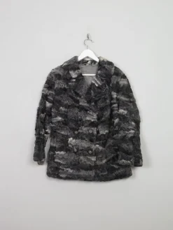 Women's Vintage Grey Astrachan Jacket M
