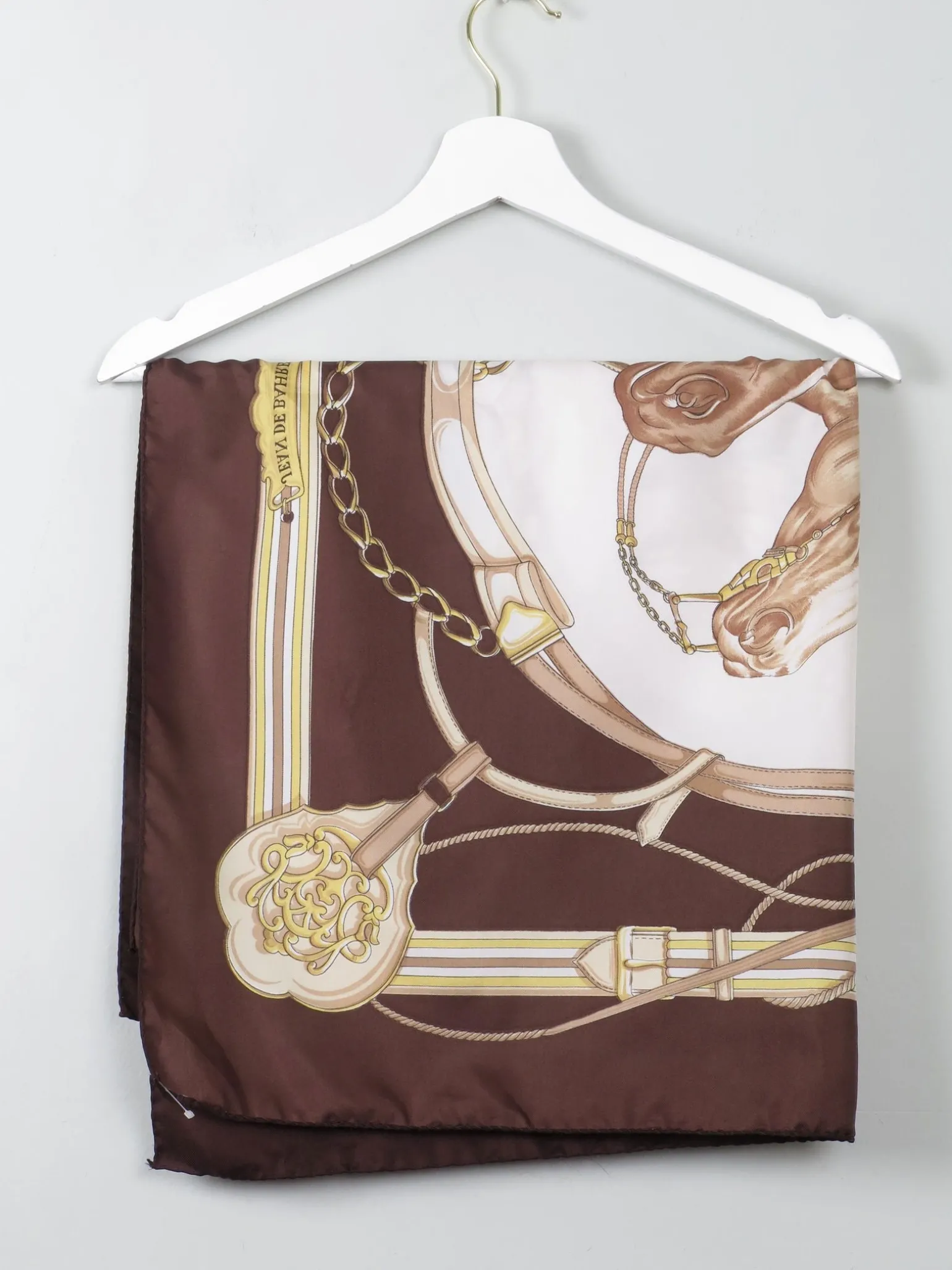Women's Vintage Horse Bit Print Scarf