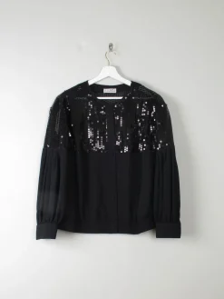 Women's Vintage Jacket With Sequin Detail M/L