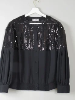 Women's Vintage Jacket With Sequin Detail M/L