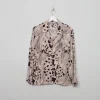 Women's Vintage Leopard Print Blouse M/L