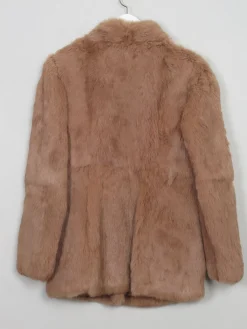 Women's Vintage Light Brown Fur Jacket S