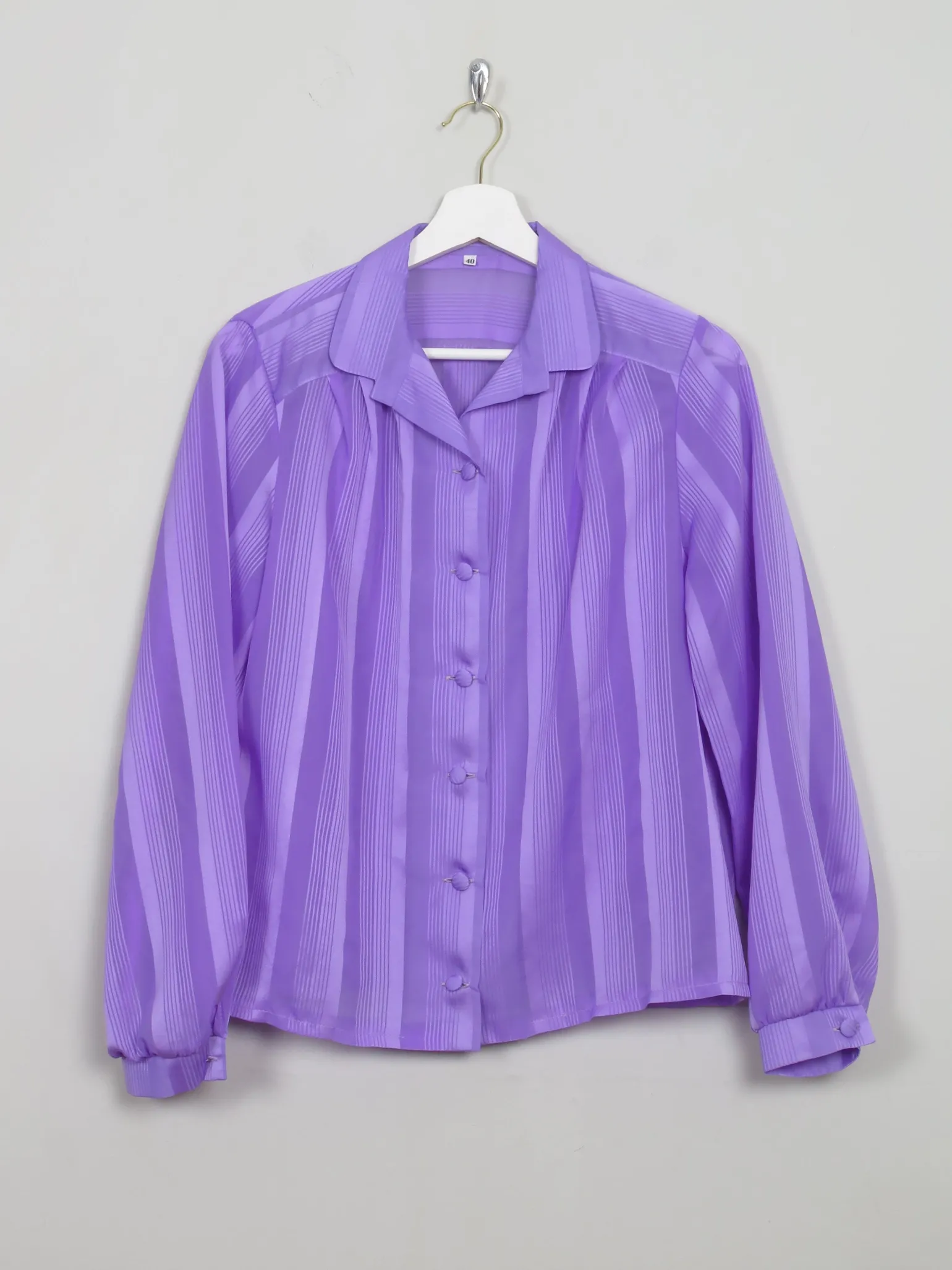 Women's Vintage Lilac Blouse S/M