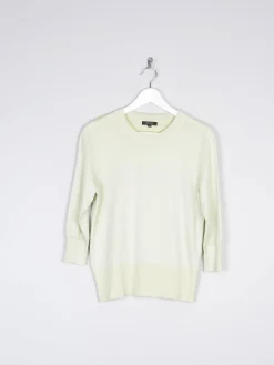 Women’s Vintage Lime Bruce By Bruce Oldfield Lurex Knit Style Top S