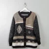 Women's Vintage Lined Wool Cardigan M/L
