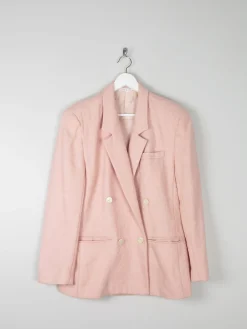 Women’s Vintage Liz Claiborne Pink Brocade Summer Jacket S/M