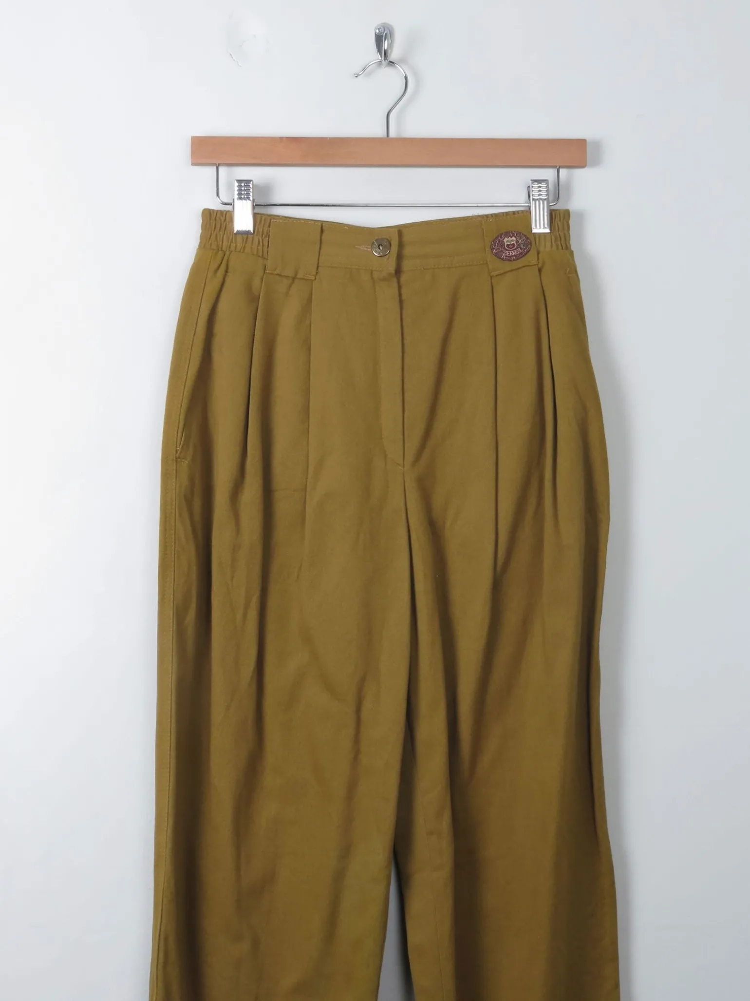 Women's Vintage Mustard Moleskin Trousers S