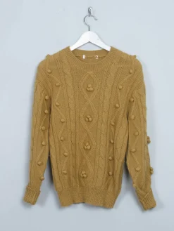 Women's Vintage Mustard Wool Jumper S/M