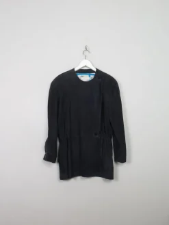 Women's Vintage Navy Suede Jacket L