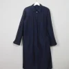 Women's Vintage Navy Two Tone Trench Coat S-L
