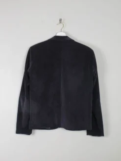 Women's Vintage Navy Velvet/ Cord Jacket 10/12