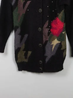 Women's Vintage Patterned Cardigan S/M
