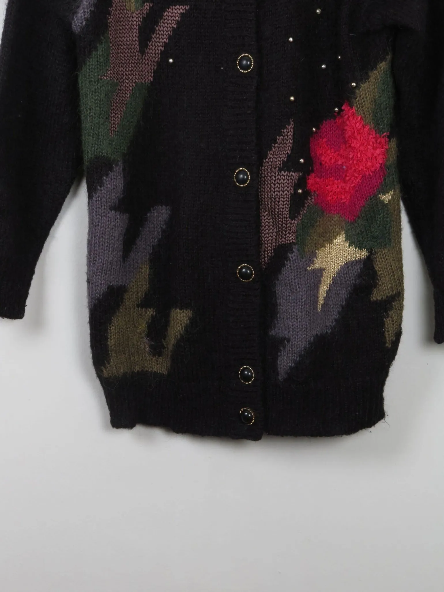 Women's Vintage Patterned Cardigan S/M