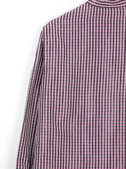Women's Vintage Pink/Purple Taffeta Blouse M/L