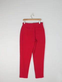 Women's Vintage Red Jinglers Mom Jeans 31
