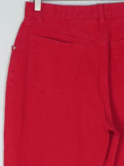 Women's Vintage Red Jinglers Mom Jeans 31