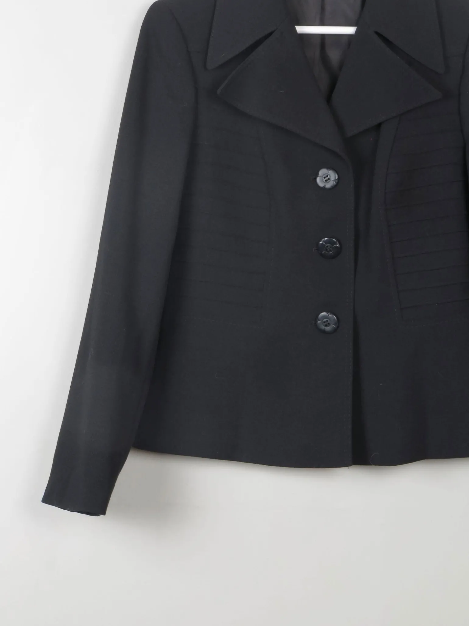 Women's Vintage 70s Black Jacket S
