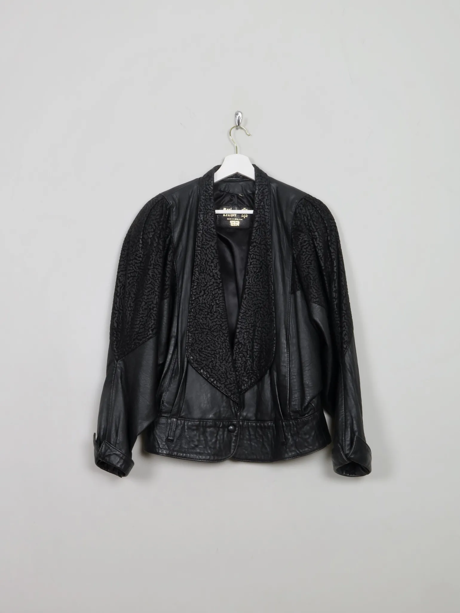 Women's Vintage 1980s Leather Jacket S