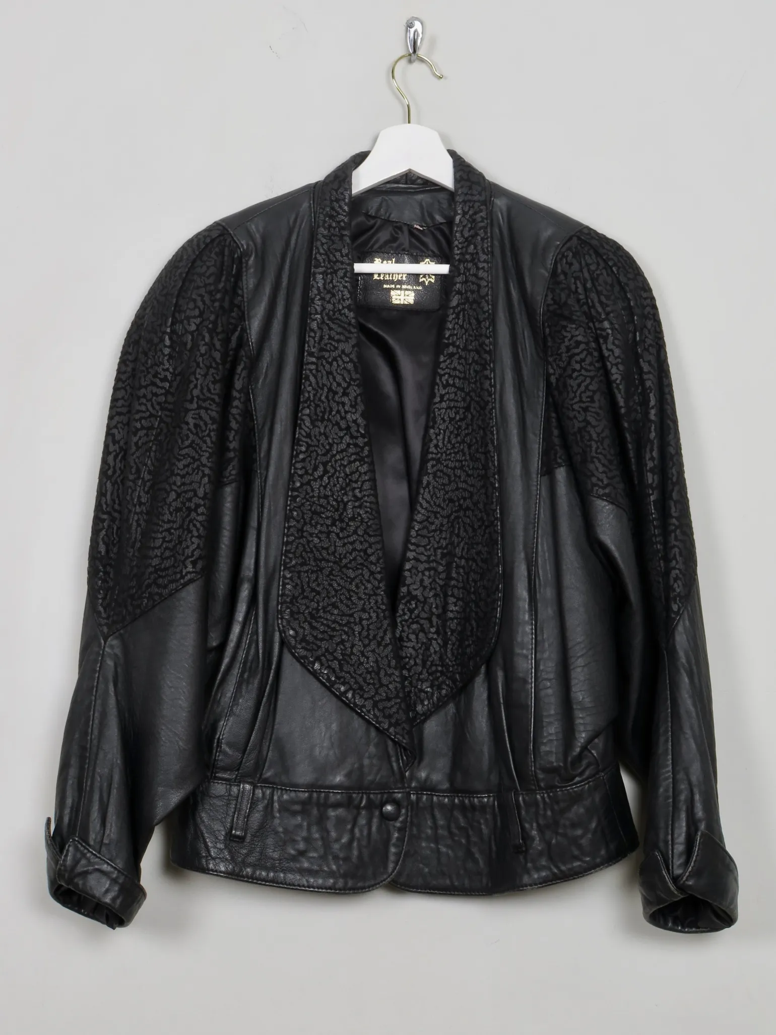 Women's Vintage 1980s Leather Jacket S