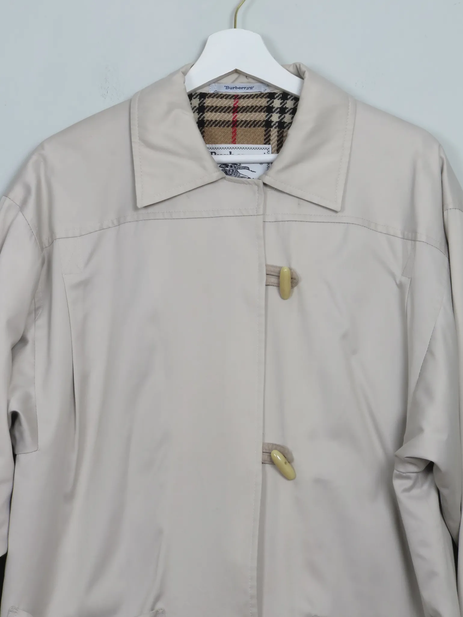 Women's Vintage Short Burberry Trench Coat M
