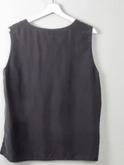 Women's Vintage Silk Vest Top L