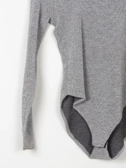 Women’s Vintage Silver Leotard Body Suit S/M