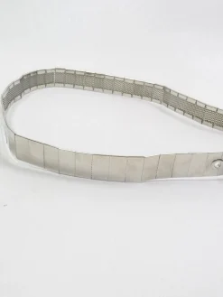 Women's Vintage Silver Metal Belt S-M