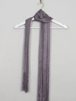 Women's Vintage Silver Scarf