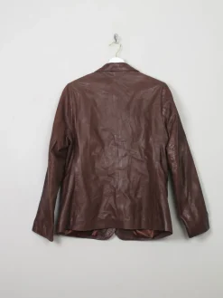 Women's Vintage Soft Brown Leather Jacket M