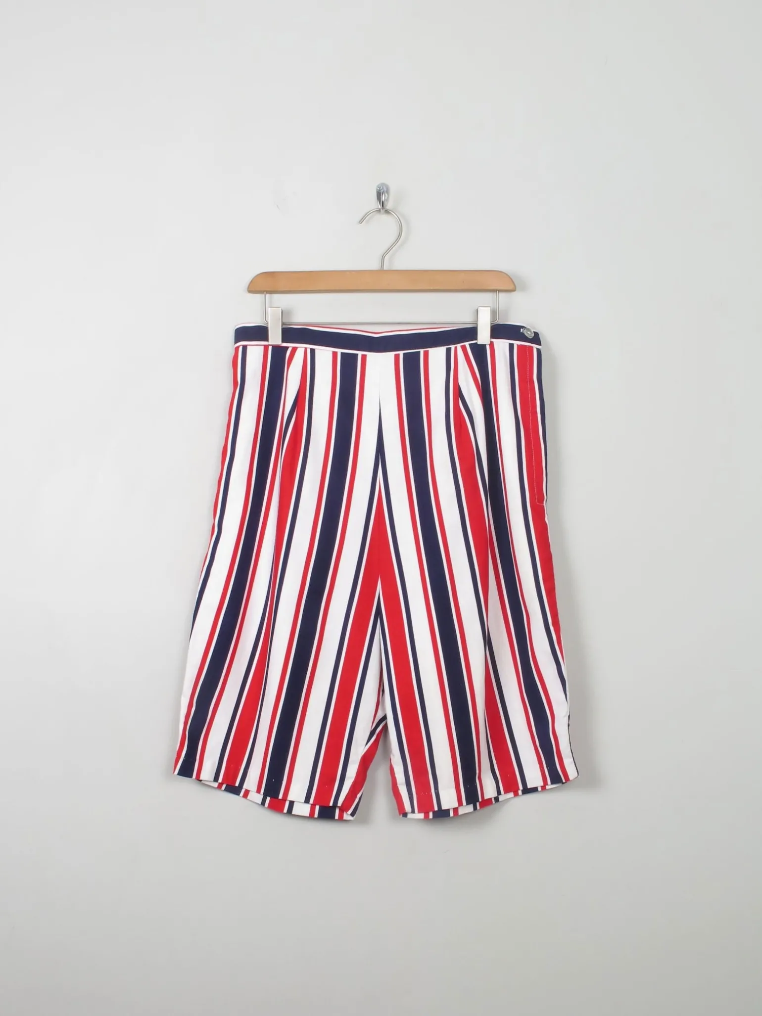 Women's Vintage Striped Shorts M