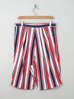 Women's Vintage Striped Shorts M