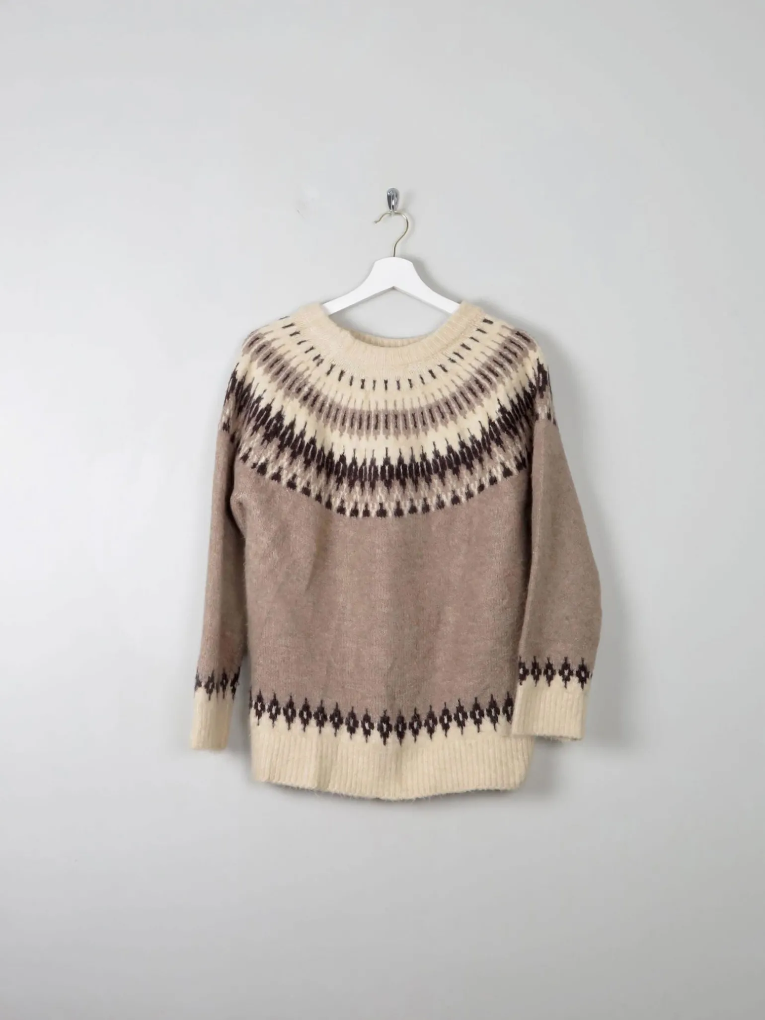 Women's Vintage Style Nordic  Jumper S/M