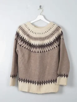 Women's Vintage Style Nordic  Jumper S/M
