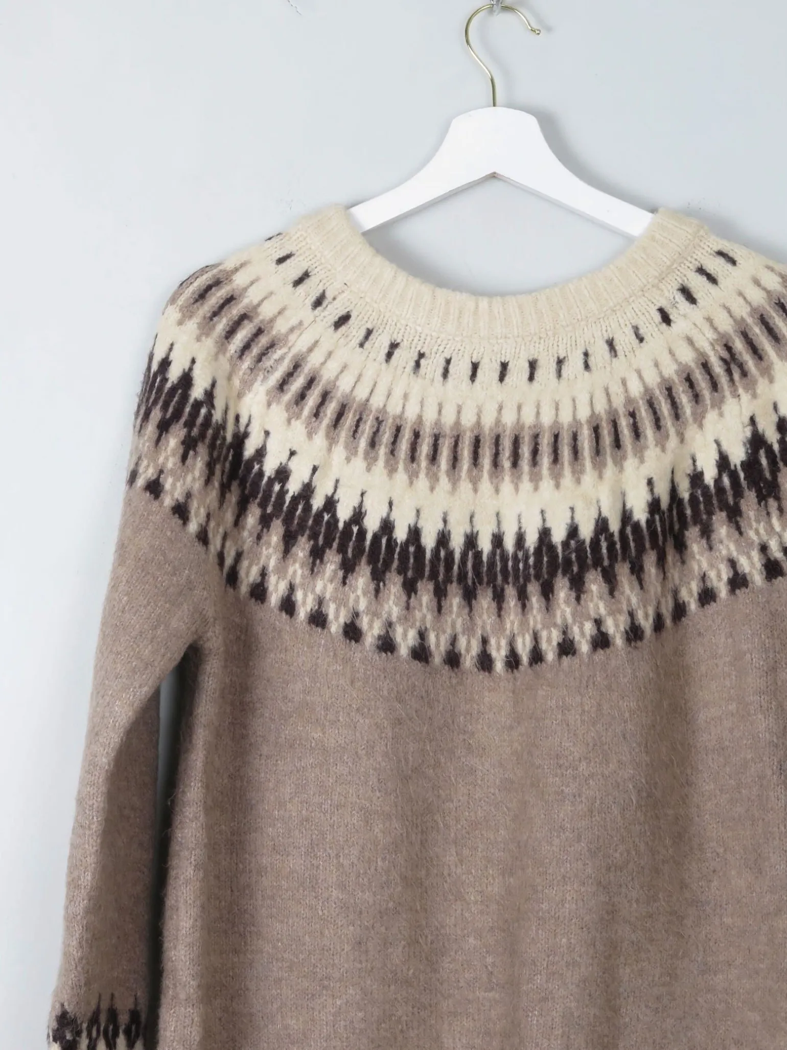 Women's Vintage Style Nordic  Jumper S/M