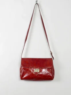 Women's Vintage Tan Leather Crossbody Bag