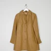 Women’s Vintage Tan Leather 3/4 Coat M