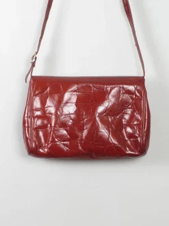 Women's Vintage Tan Leather Crossbody  Bag