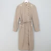 Women's Vintage Taupe Trench Coat S/M