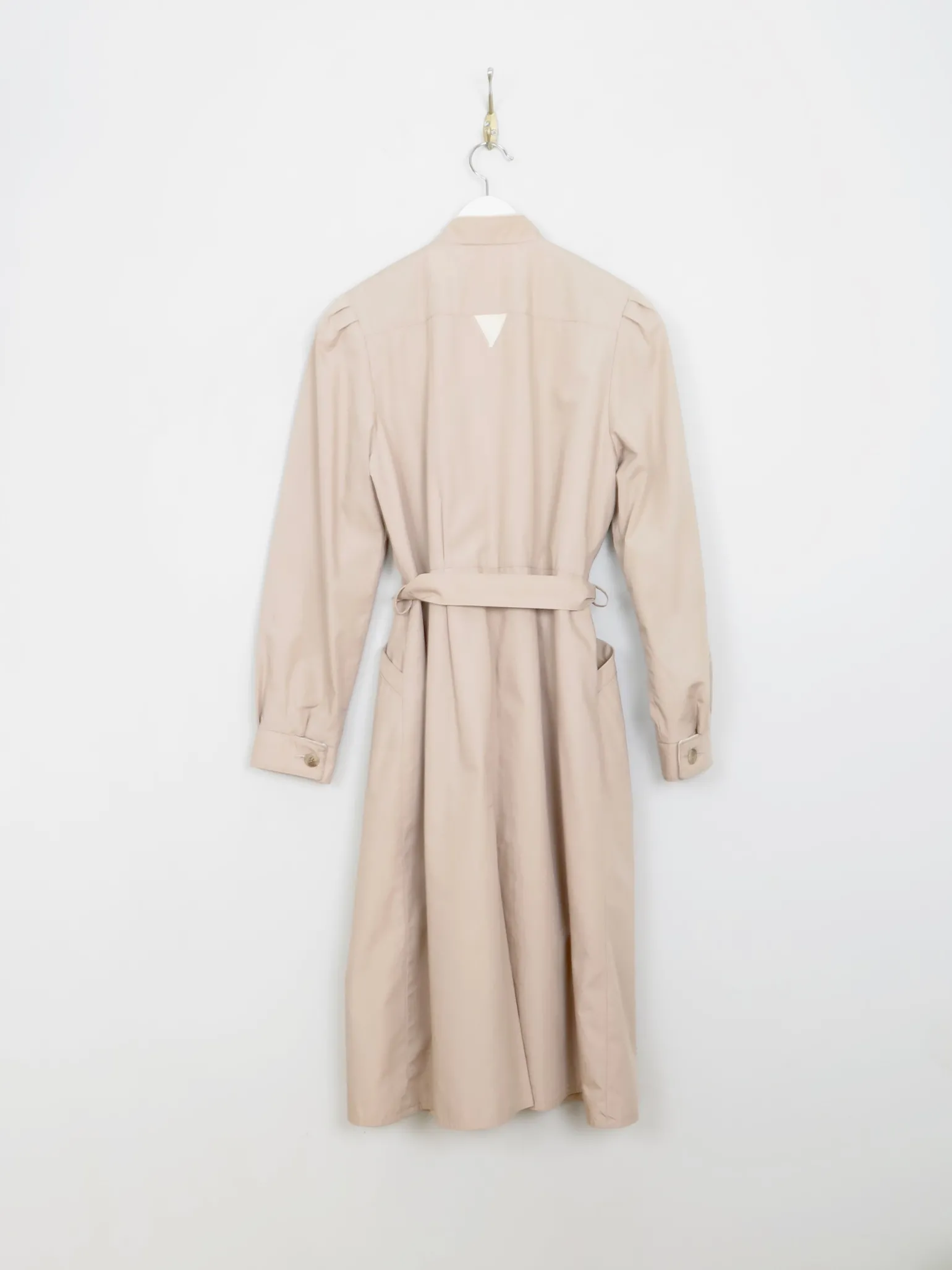 Women's Vintage Taupe Trench Coat S/M