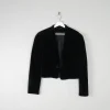 Women's  Vintage Velvet Cropped  Jacket S/M