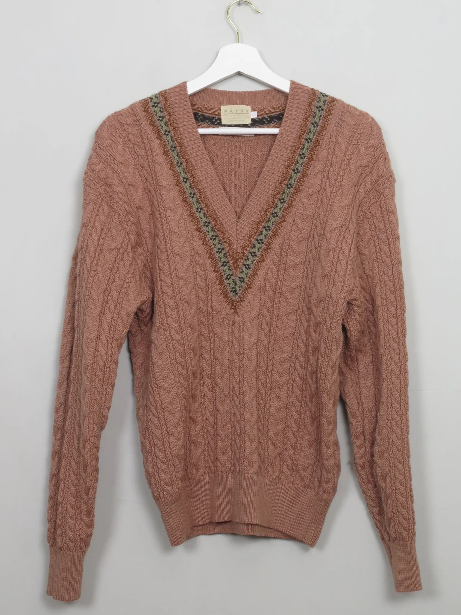 Women's Vintage V-Neck Jumper M