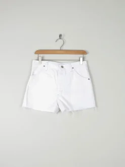 Women’s Vintage White Denim Shorts 28" *8*