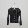 Women's Vintage Wool Silver Cardigan S