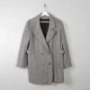 Women's Vintage Wool Tweed Short Coat L/XL