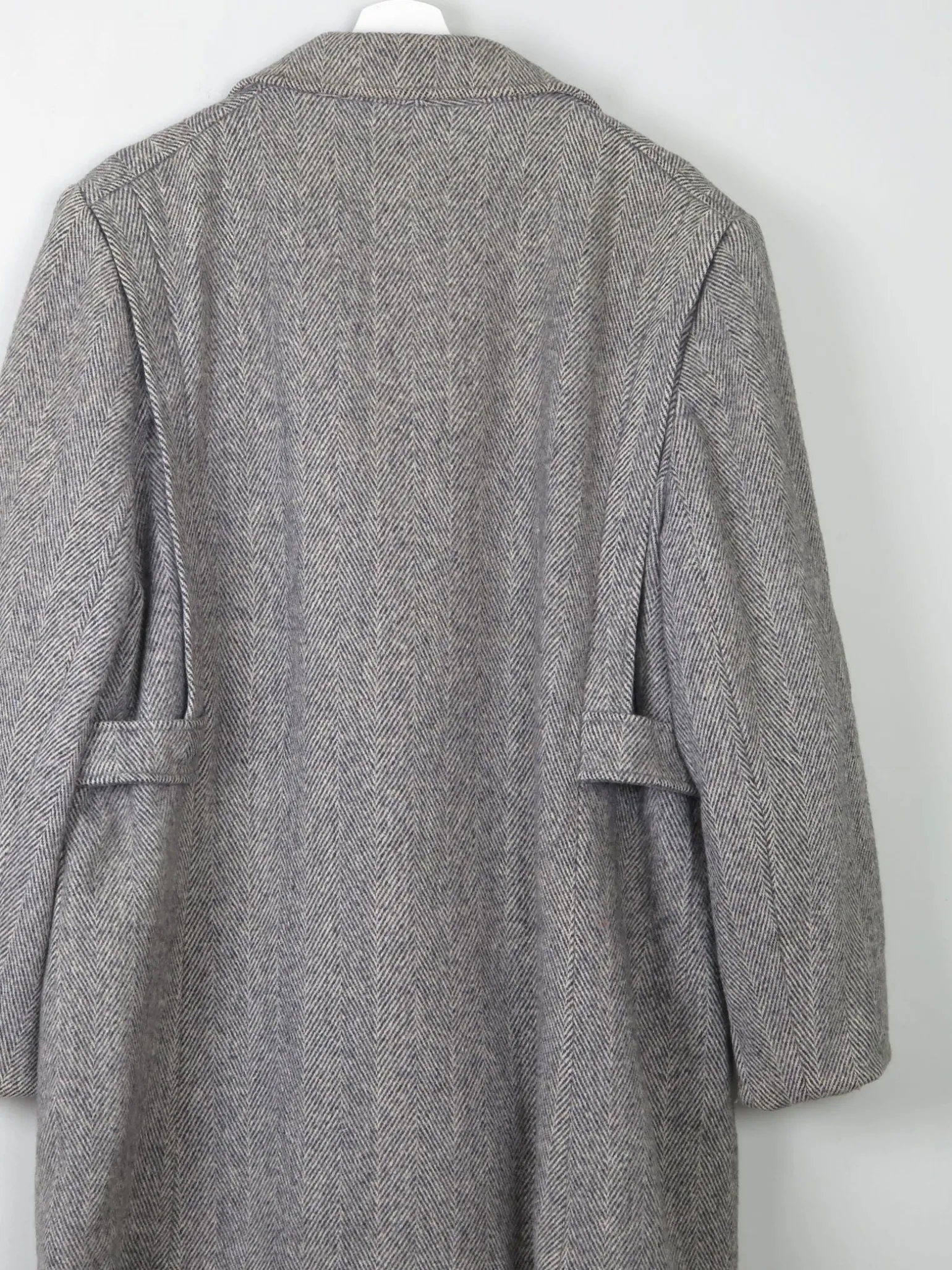 Women's Vintage Wool Tweed Short Coat L/XL