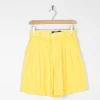 Women’s Vintage Yellow Bermuda Shorts 8 27"
