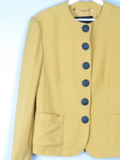 Women’s Vintage Yellow/Mustard Louis Feraud Jacket M
