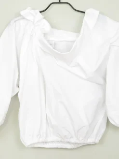 Women's White Designer Blouse By Patau M