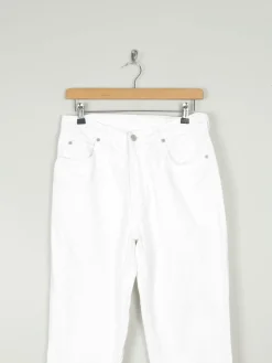 Women's White Vintage Boot Cut Jeans 31